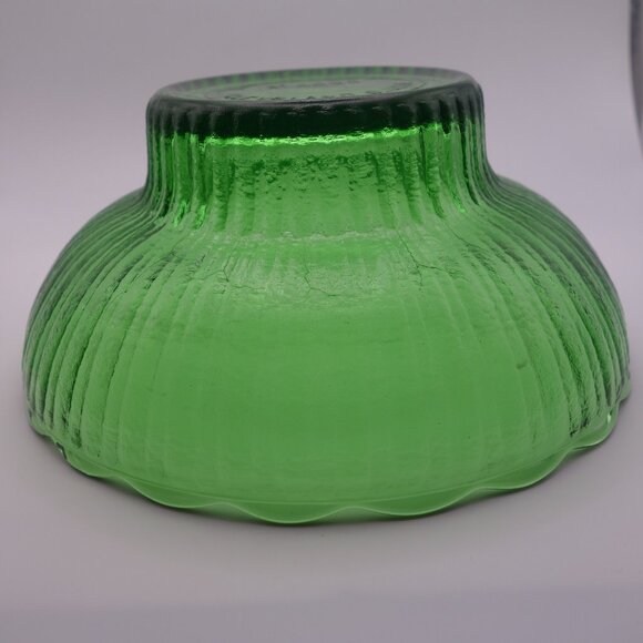 Vintage EO Brody Co M2000 Cleveand O.USA Green Glass Bowl - Picture 11 of 15